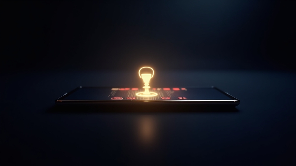 Registrierungsbereich mit Tablet und sicherem Casino-Design